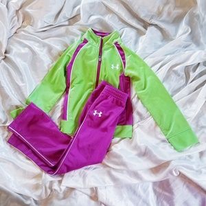 Under Armour girls track set jacket and pants